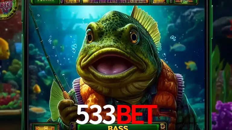 Personagem de peixe pescador do popular jogo de slot com tema de pescaria, uma das emocionantes opções de caça-níqueis para jogar e ganhar no cassino 533BET.